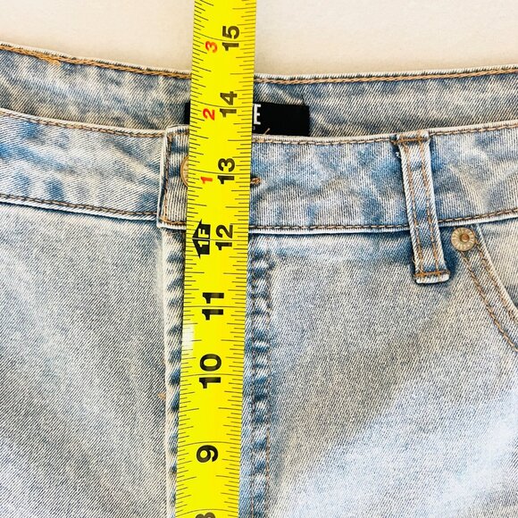 Frye Women's Stretch High-Rise Stevie Blue Cuffed Cropped Jeans Size 16/34 NWT - Picture 10 of 11